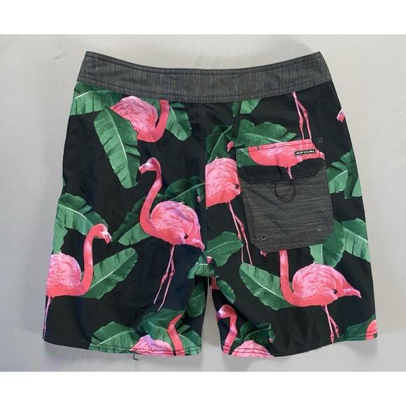 Rip Curl Mirage Lightweight Quick Dry Board Shorts. Flamingo Print, Men's 28 EUC - Picture 4 of 5